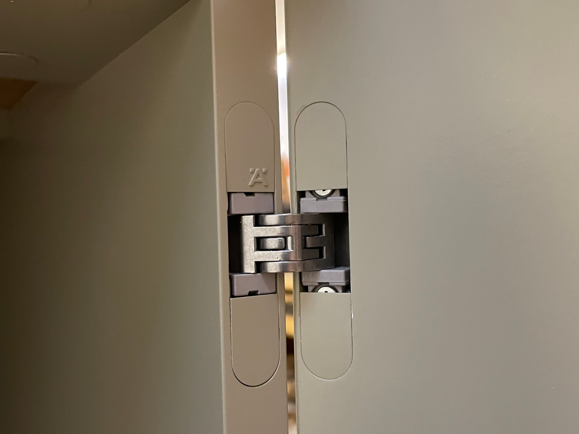 Eingelassene Türbänder